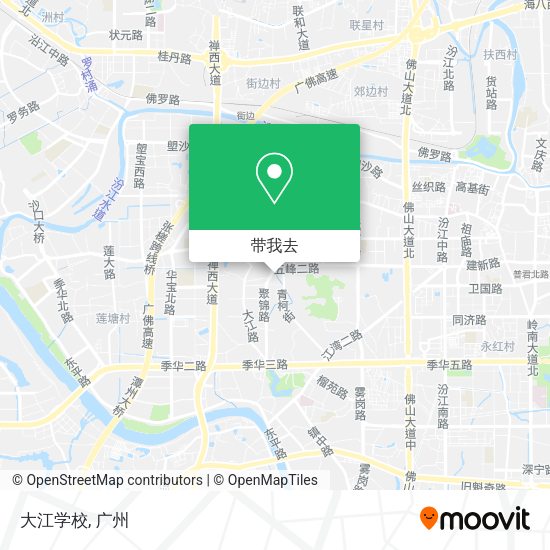 大江学校地图