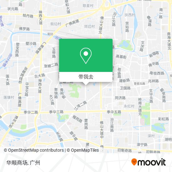 华顺商场地图