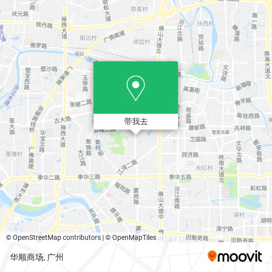 华顺商场地图