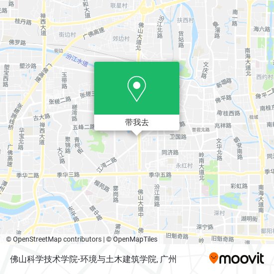 佛山科学技术学院-环境与土木建筑学院地图