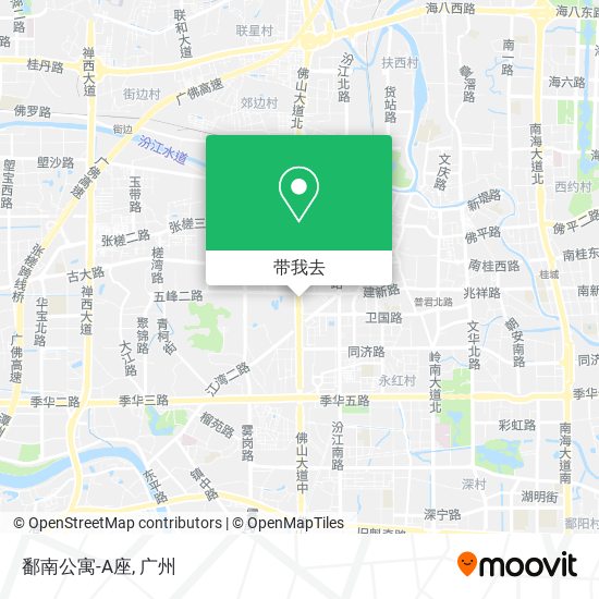 鄱南公寓-A座地图