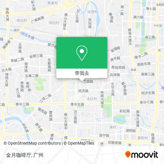 金月咖啡厅地图