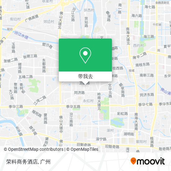 荣科商务酒店地图
