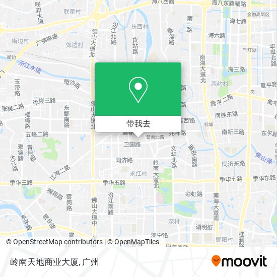 岭南天地商业大厦地图