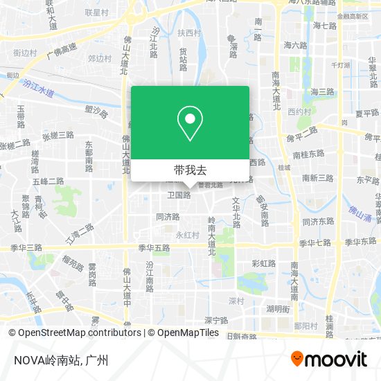 NOVA岭南站地图