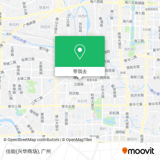 佳能(兴华商场)地图