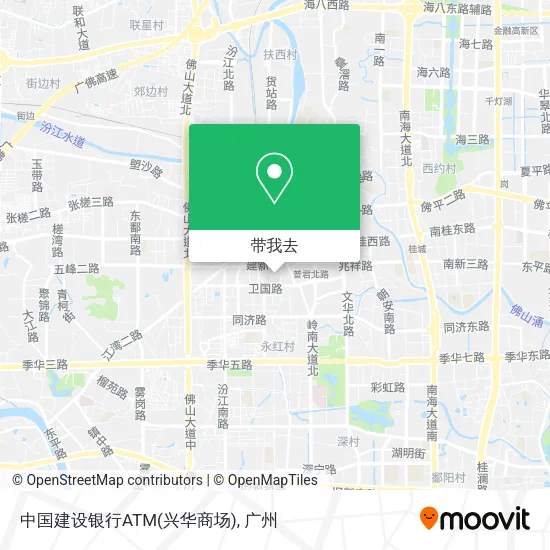 中国建设银行ATM(兴华商场)地图