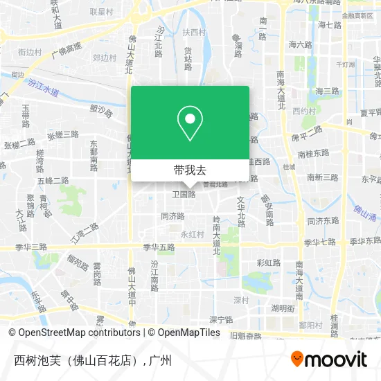 西树泡芙（佛山百花店）地图