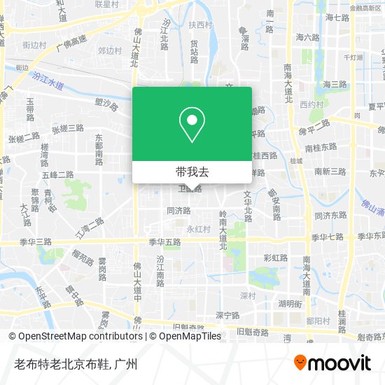 老布特老北京布鞋地图