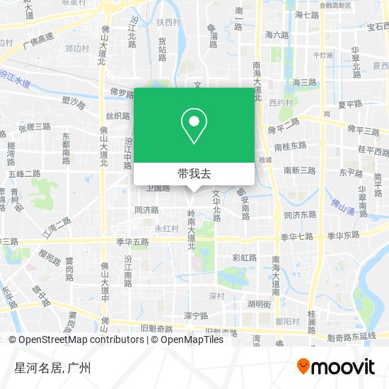 星河名居地图