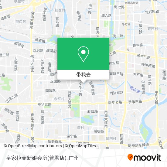 皇家拉菲新娘会所(普君店)地图
