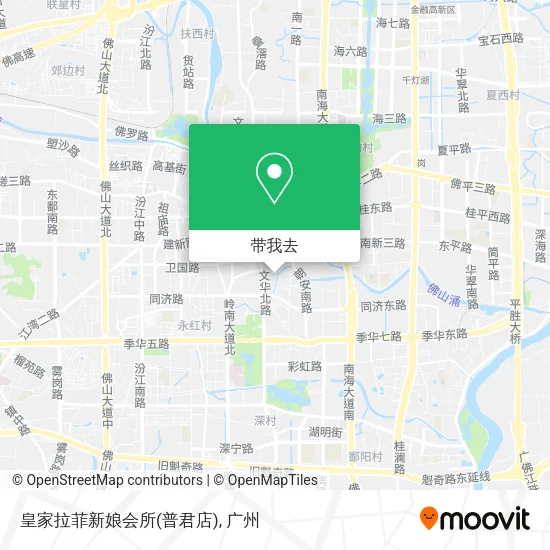 皇家拉菲新娘会所(普君店)地图