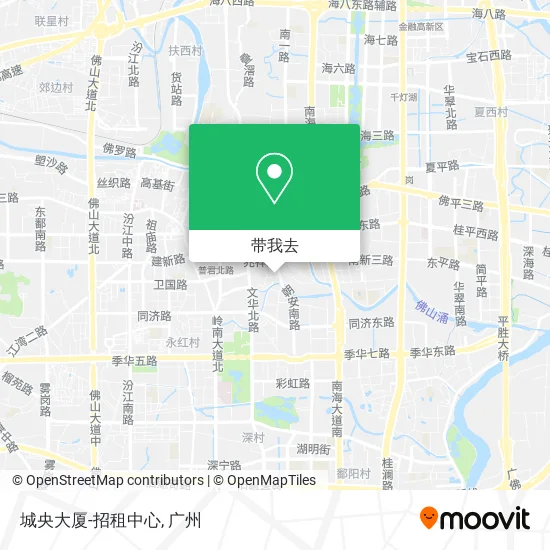 城央大厦-招租中心地图