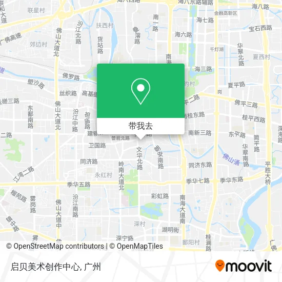 启贝美术创作中心地图