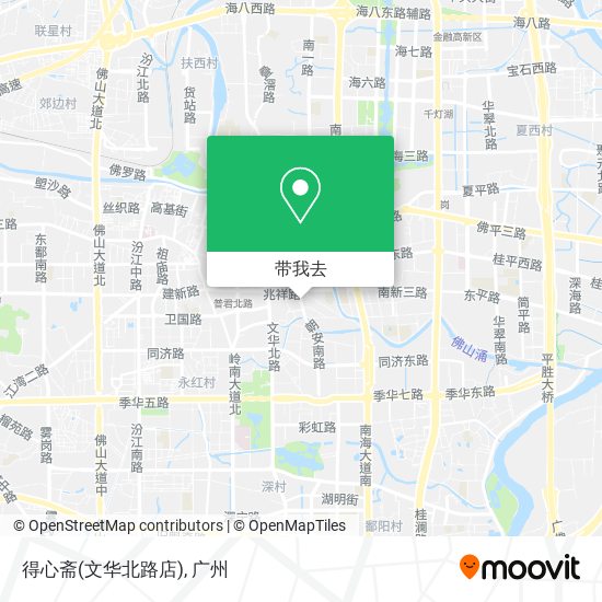 得心斋(文华北路店)地图