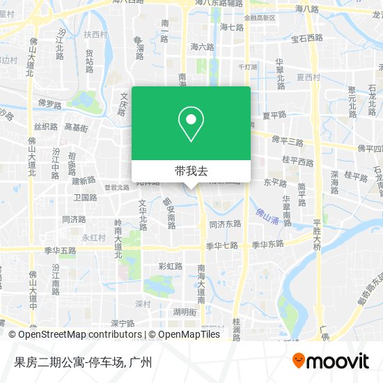 果房二期公寓-停车场地图