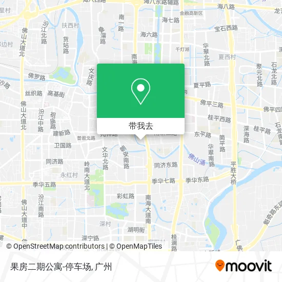 果房二期公寓-停车场地图