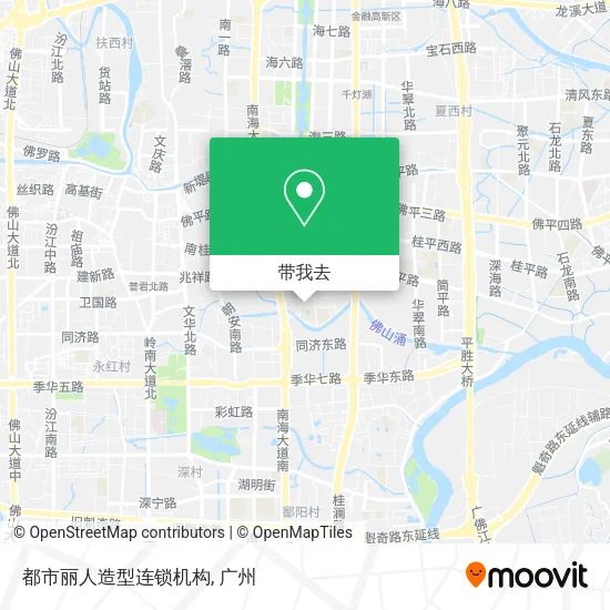 都市丽人造型连锁机构地图