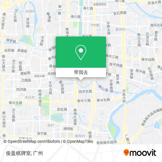 俊盈棋牌室地图