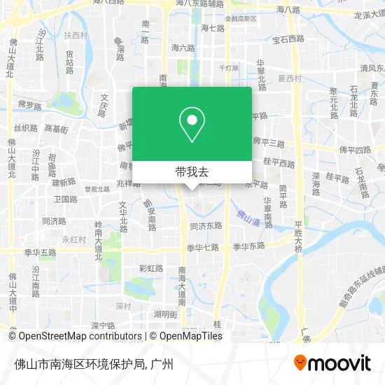佛山市南海区环境保护局地图