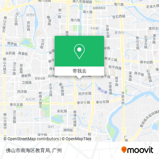 佛山市南海区教育局地图