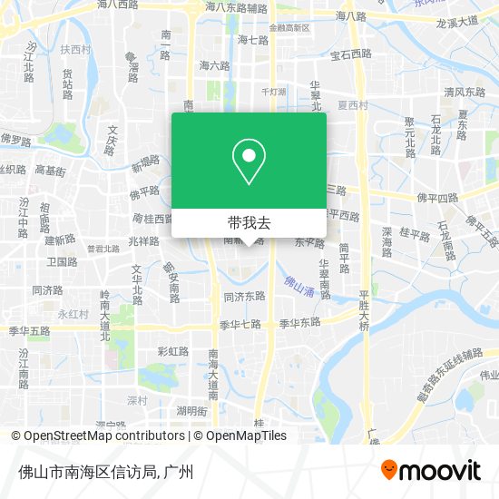 佛山市南海区信访局地图