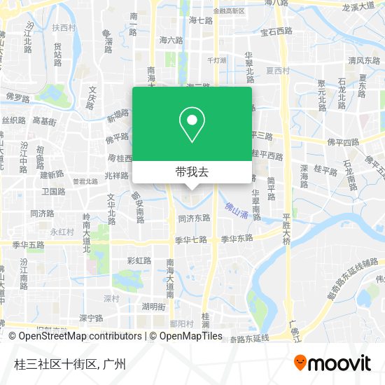 桂三社区十街区地图