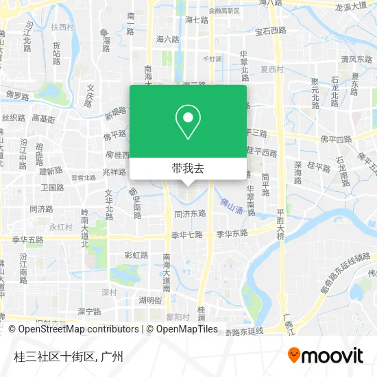 桂三社区十街区地图