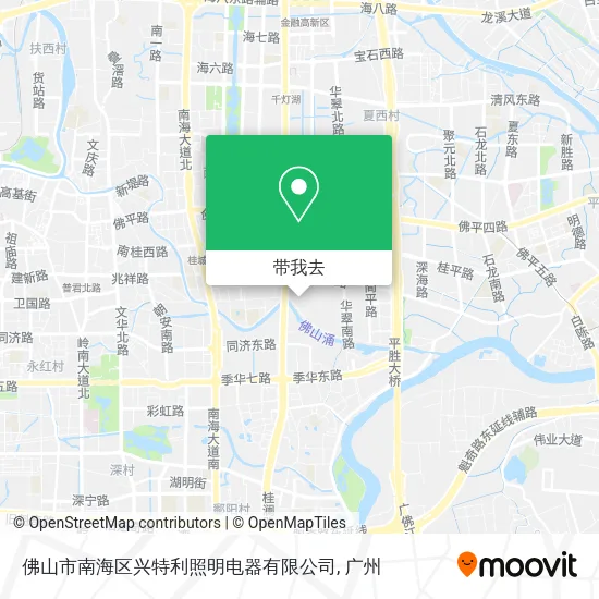 佛山市南海区兴特利照明电器有限公司地图