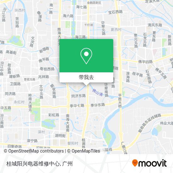 桂城阳兴电器维修中心地图