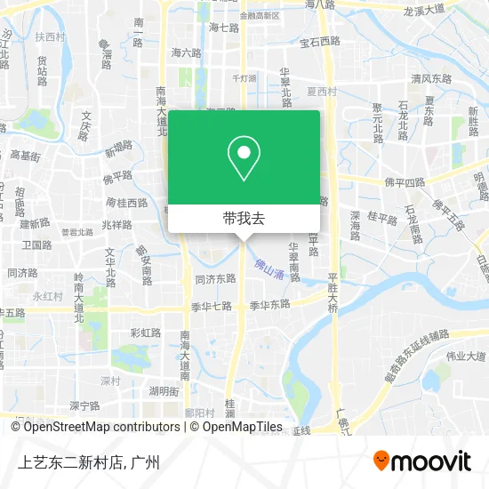 上艺东二新村店地图