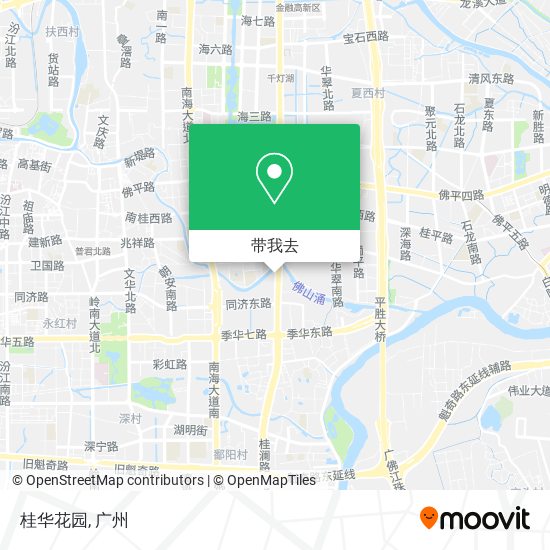 桂华花园地图