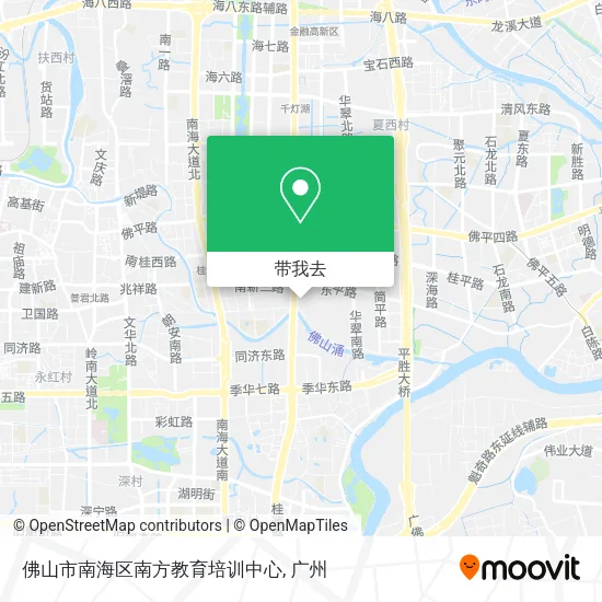 佛山市南海区南方教育培训中心地图