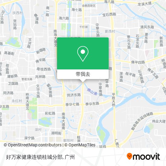 好万家健康连锁桂城分部地图