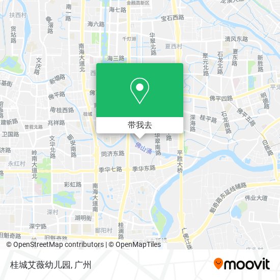 桂城艾薇幼儿园地图