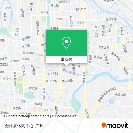 金叶泉休闲中心地图