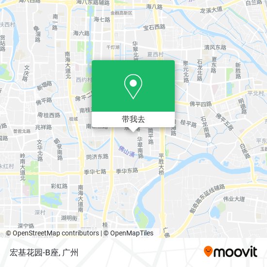宏基花园-B座地图