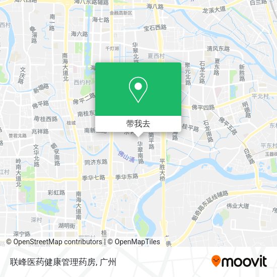 联峰医药健康管理药房地图