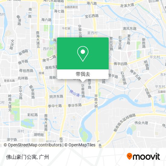 佛山豪门公寓地图