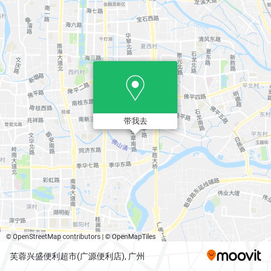 芙蓉兴盛便利超市(广源便利店)地图