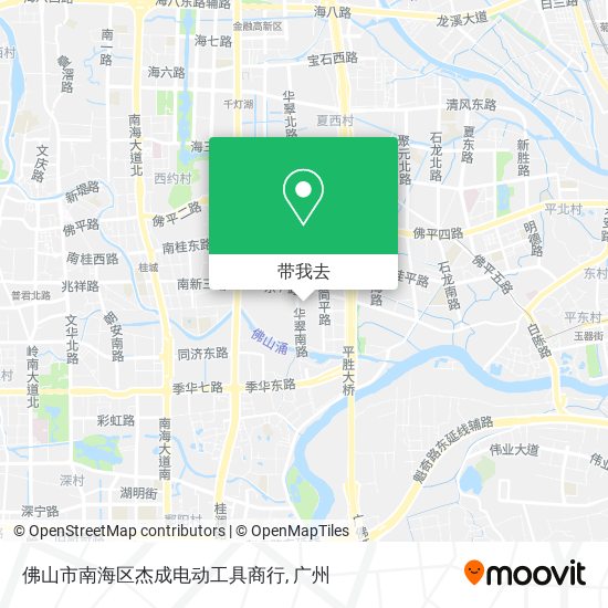 佛山市南海区杰成电动工具商行地图