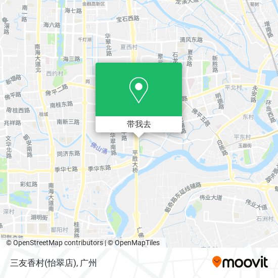 三友香村(怡翠店)地图