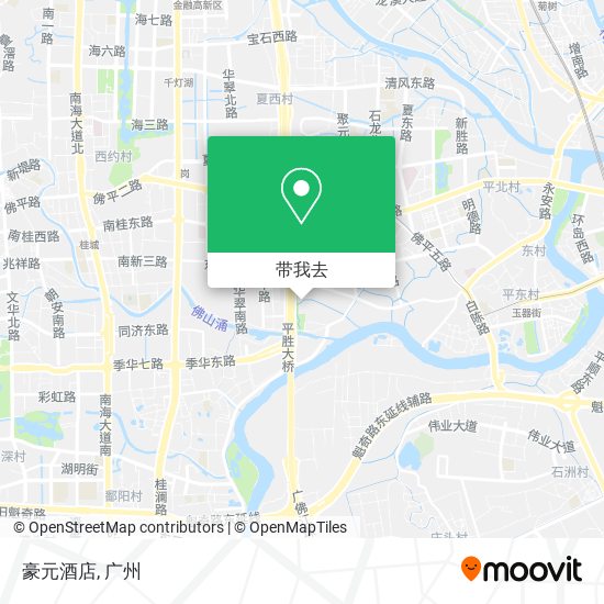 豪元酒店地图