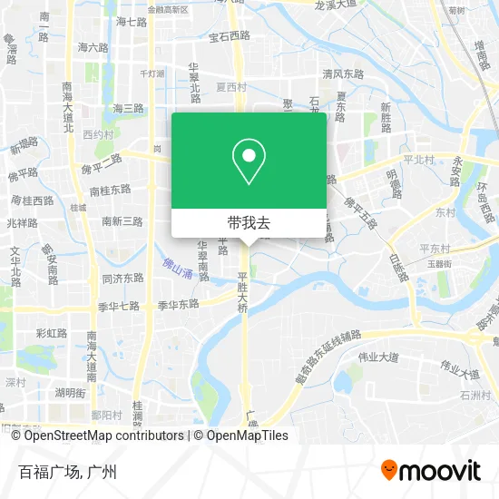 百福广场地图