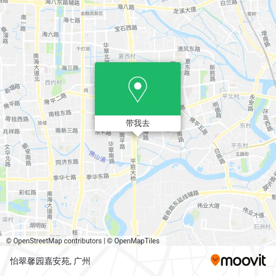 怡翠馨园嘉安苑地图