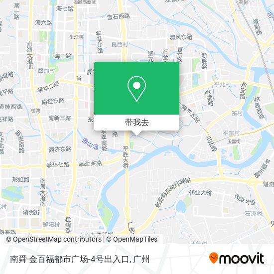南舜·金百福都市广场-4号出入口地图