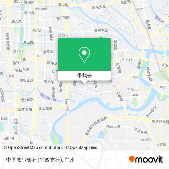 中国农业银行(平西支行)地图