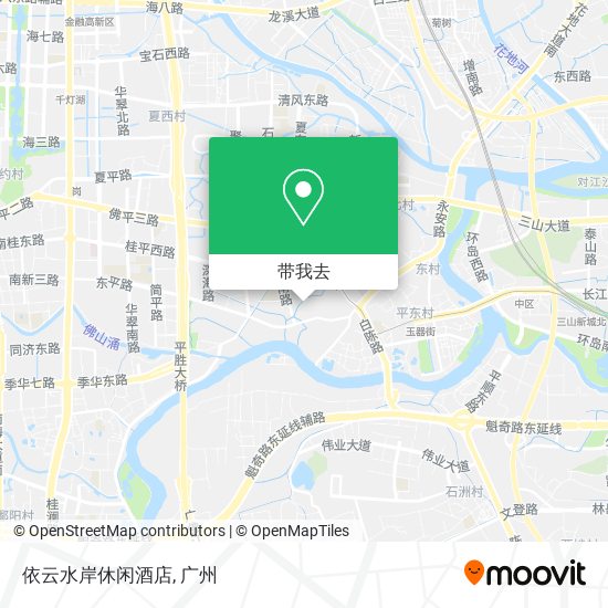 依云水岸休闲酒店地图