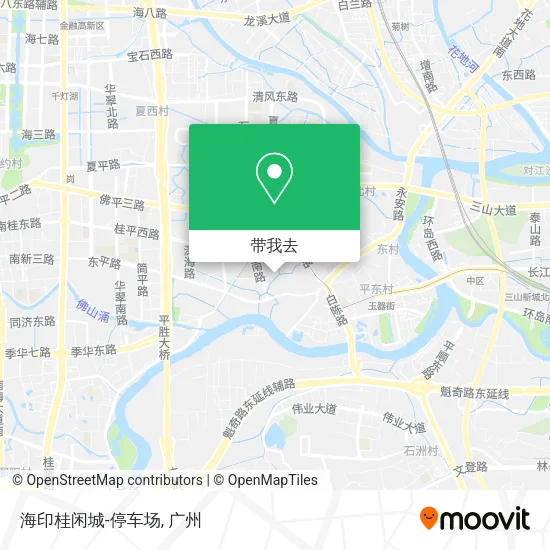 海印桂闲城-停车场地图