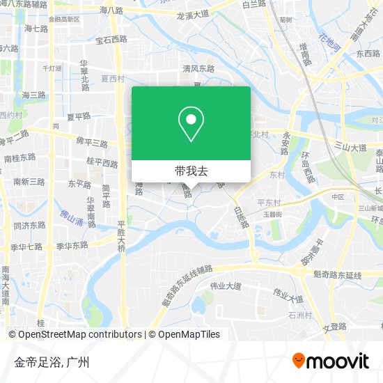 金帝足浴地图